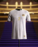 Camisa Real madrid 24/25 Edição Especial The siu 2 RONALDO - Branca com Dourado