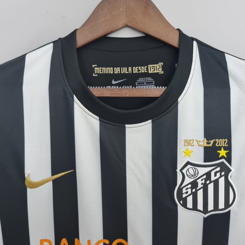 Camisa Retrô Santos II 12/13 - Torcedor Masculina - Rubro negra