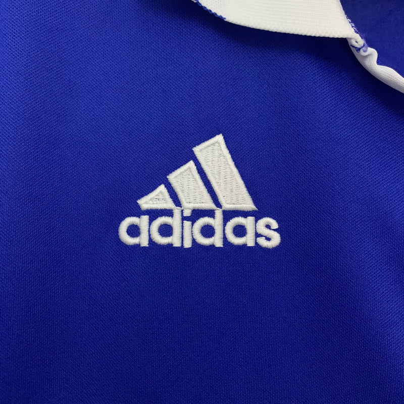 Camisa Retrô Schalke 04 I 2001/02 - Torcedor - Azul