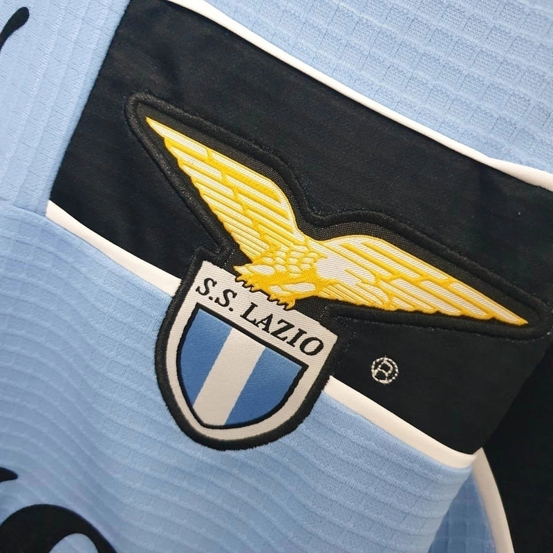 Camisa Retrô Lazio I 1999/2000 - Masculina - Azul e preta