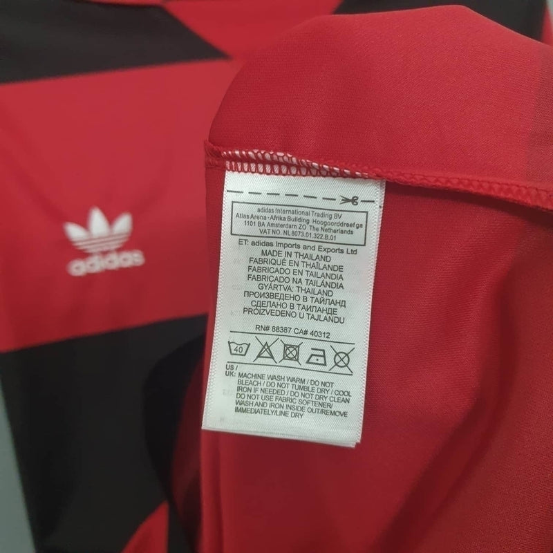 Camisa Flamengo Retrô 1982 Vermelha e Preta