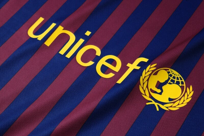 Camisa Barcelona Home 18/19 Torcedor Retrô - Masculina Azul e Grená