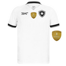 Camisa Botafogo III 24/25 + patch libertadores - Torcedor masculina - Branca com detalhes em preto