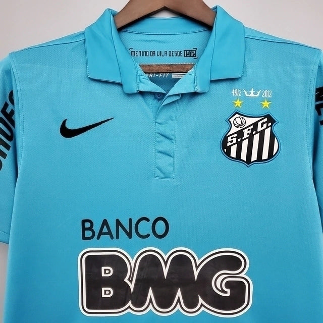 Camisa Retrô Santos 2012 Centenário Edição Limitada - Azul - Torcedor Masculina