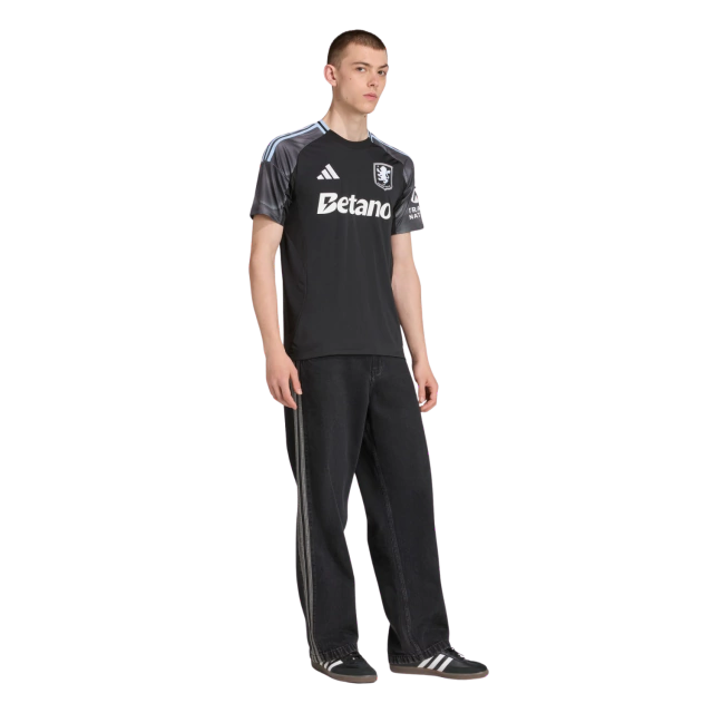 Camisa Aston Villa Away 25/26 - Torcedor Masculino - Cinza