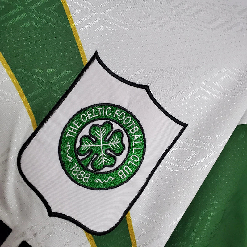 Camisa Celtic Retrô 1993/1995 Branca e Verde