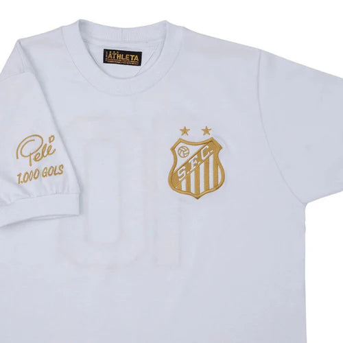Camisa Santos Pelé Retrô Mil Gols Edição Especial 25/26 - Torcedor Masculina