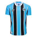 Camisa Grêmio Home 25/26 - Torcedor Masculino - Azul com listras preto e branco