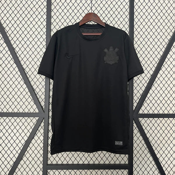 Camisa Corinthians All black 2024/25 Away -Torcedor Masculia