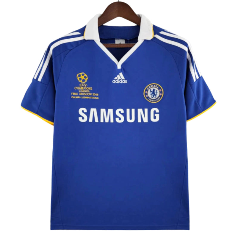 Camisa Retrô Chelsea FC 2008/09 Home - Final Champions League Edition