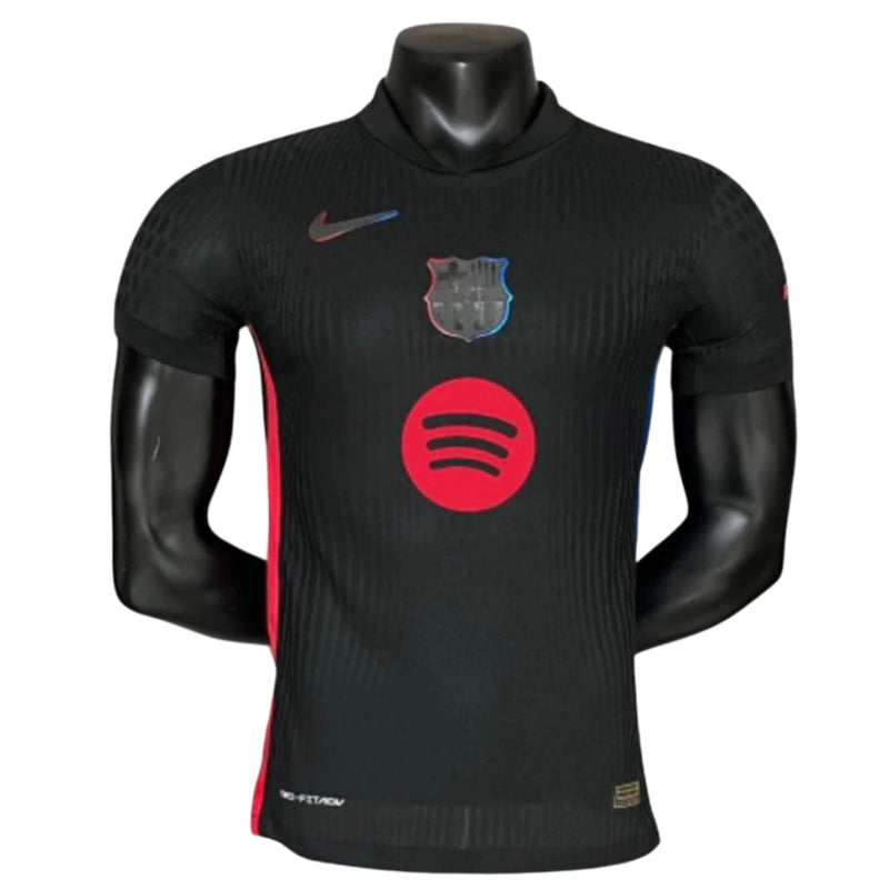 Camisa Barcelona Away 24/25 - Versão Jogador - Preto