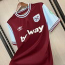 Camisa West Ham United Home 2024/25 - Vinho