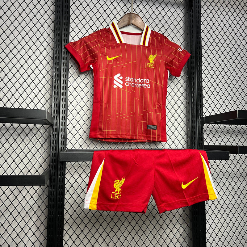 Kit Infantil Liverpool Titular 2024/25