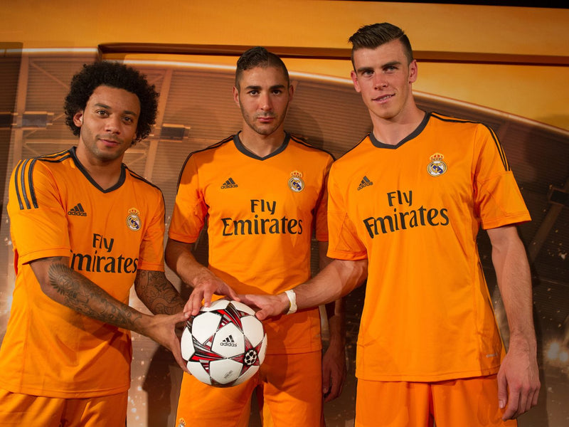 Camisa Retrô Real Madrid 2013/14 Laranja