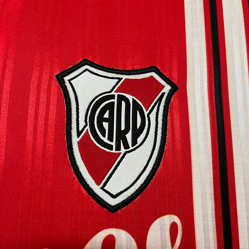 Camisa Retrô River Plate 1996/97 Away- Vermelha