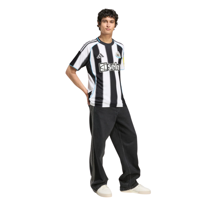 Camisa Newcastle United Home 25/26 - Torcedor Masculino - Preto e Branco