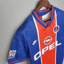 Camisa Retrô Paris Saint-Germain I 1995/96 - Torcedor Masculina -  azul e vermelha