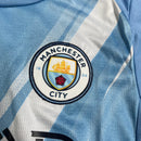 Kit Infantil Manchester City I 25/26 - Azul