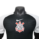 Camisa Corinthians 2025/26 Away - Versão Jogador - Preto e branco
