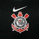 Camisa Corinthians 2025/26 Away - Versão Jogador - Preto e branco