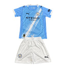 Kit Infantil Manchester City I 25/26 - Azul