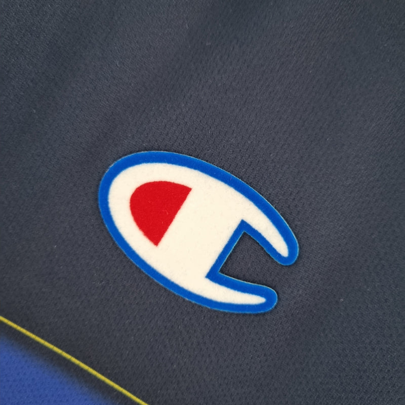 Camisa Retrô Parma Third 1999/2000 - Azul e amarelo