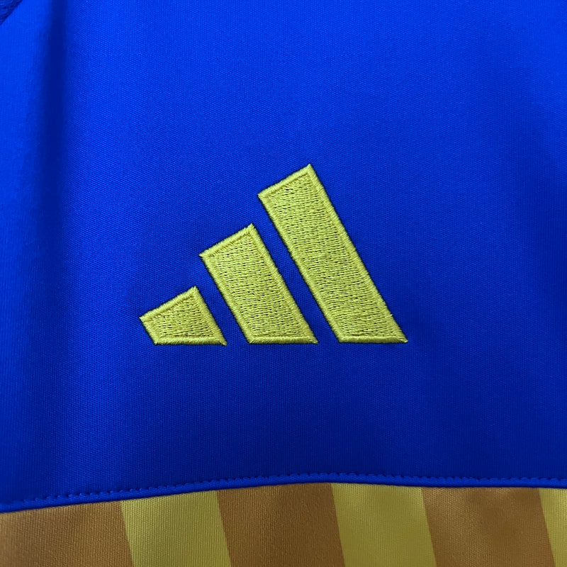 Camisa Boca Juniors I 24/25 - Torcedor Masculina - Azul com detalhes em amarelo