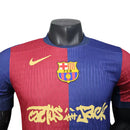 Camisa Barcelona X Travis Scott  24/25 - Versão Jogador