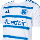 Camisa Cruzeiro Away 25/26 Branco - Torcedor Masculina - Branco com detalhes azul