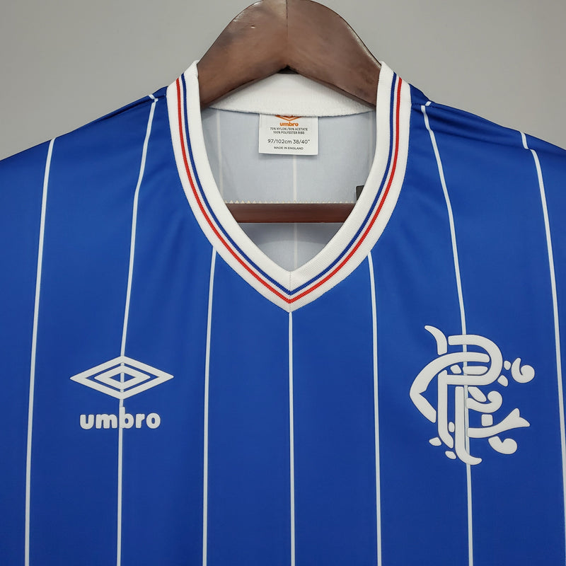 Camisa Retrô Rangers 82/83 - Torcedor - Azul