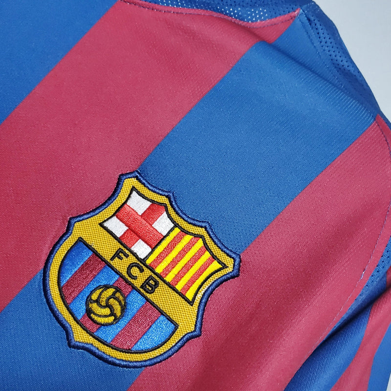 Camisa Retrô FC Barcelona 2006/06 Home Champions League Edition