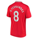 Camisa Manchester United I 22/23 - Torcedor Masculina Personalizada B.FERNANDES N° 8