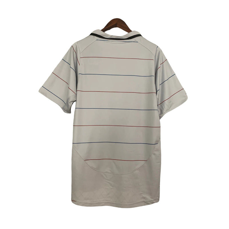 Camisa Retrô Barcelona Away 03/04 Torcedor Masculina - Cinza
