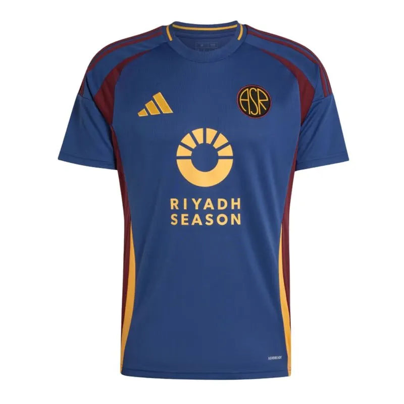 Camisa Roma III 24/25 - Torcedor Masculina - Azul com vinho