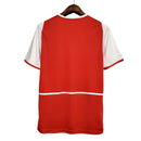 Camisa Retrô Arsenal I 02/04 - Masculina - Vermelha e branca