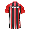 Camisa São Paulo II 25/26 Torcedor Feminina - Vermelho + Branco