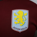 Camisa Aston Villa Home 2024/25 Jogador Adidas Masculino - Vinho e Branca