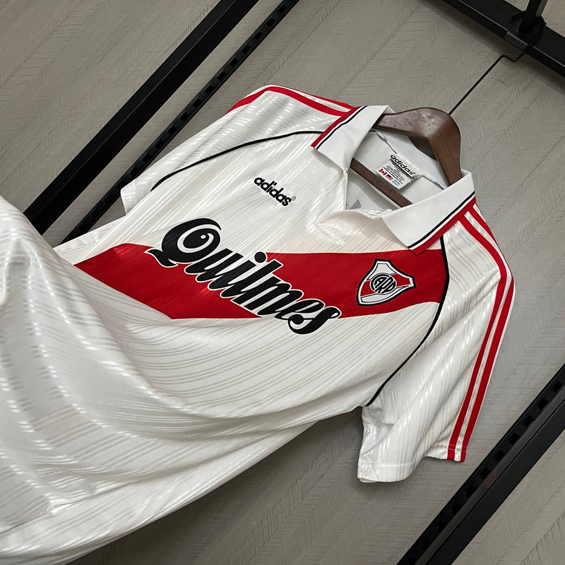 Camisa Retrô River Plate Home 1995/96 - Masculina - Branca
