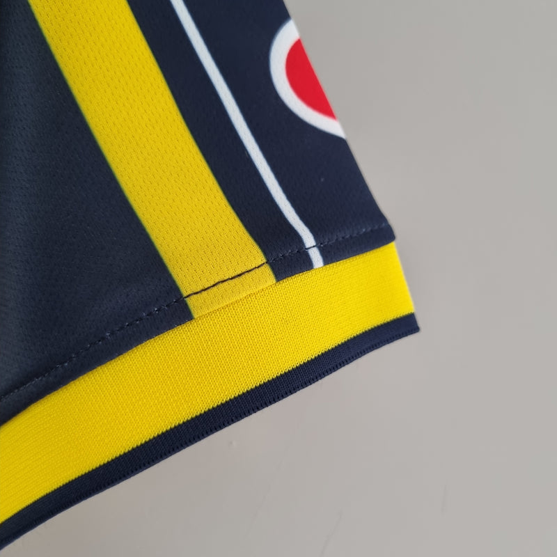Camisa Retrô Parma Third 1999/2000 - Azul e amarelo