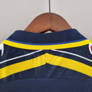 Camisa Retrô Parma Third 1999/2000 - Azul e amarelo