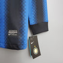 Camisa Retrô Inter de Milão I 2010/11 -Manga Longa - Masculina - Azul e preta