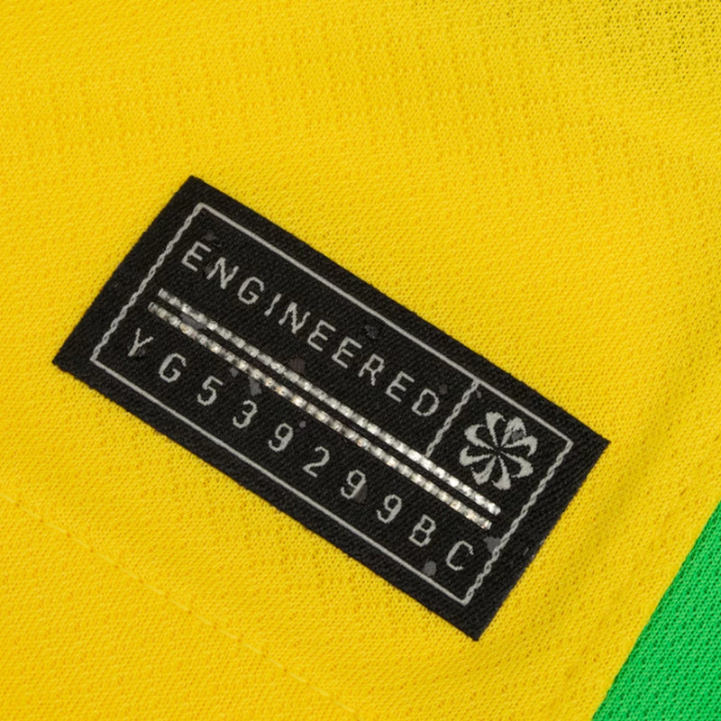Camisa Seleção Brasileira I 25/26 - Torcedor Feminina - Amarela com detalhes em verde