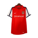 Camisa Arsenal Retrô 2001/2002 Vermelho