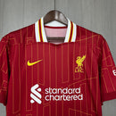 Camisa Liverpool Home 24/25 - Torcedor Masculina - Vermelha com detalhes em branco e amarelo