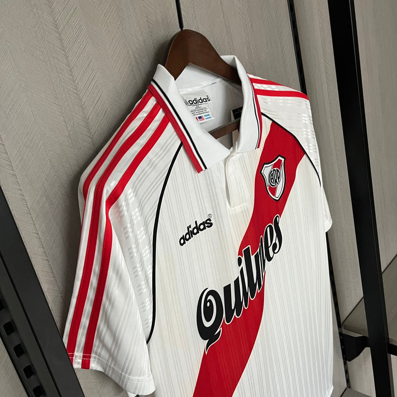 Camisa Retrô River Plate Home 1995/96 - Masculina - Branca