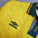Camisa Retrô Seleção Brasil 1991/93 Home - Amarela