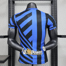 Camisa Inter de Milão Home 2024/25 Jogador  Masculino - Azul, Preta e Dourada