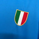 Camisa Retrô Napoli I 1987/88 - Manga Longa - Ennere Masculina - Azul