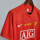 Camisa Retrô Manchester United Home 2007/08 Champions League Edition