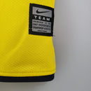 Camisa Retrô FC Barcelona II 08/09 - Masculina - Amarela com detalhes em azul e vermelho